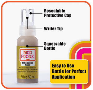 Mod Podge Gold Glitter Dimensional Magic 59ml