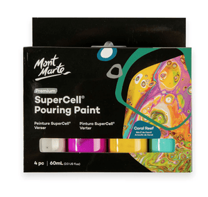 MM Premium SuperCell Pouring Paint Kit 4pc 60ml
