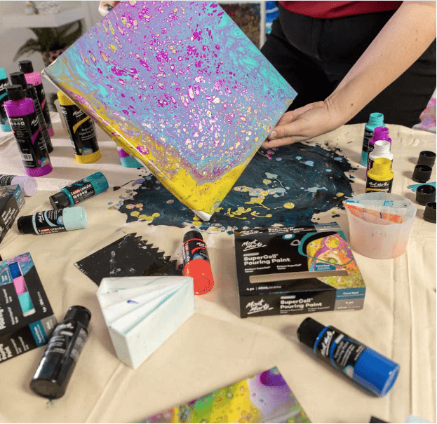 MM Premium SuperCell Pouring Paint Kit 4pc 60ml