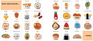 Mini Amigurumi Food - ETA MAY