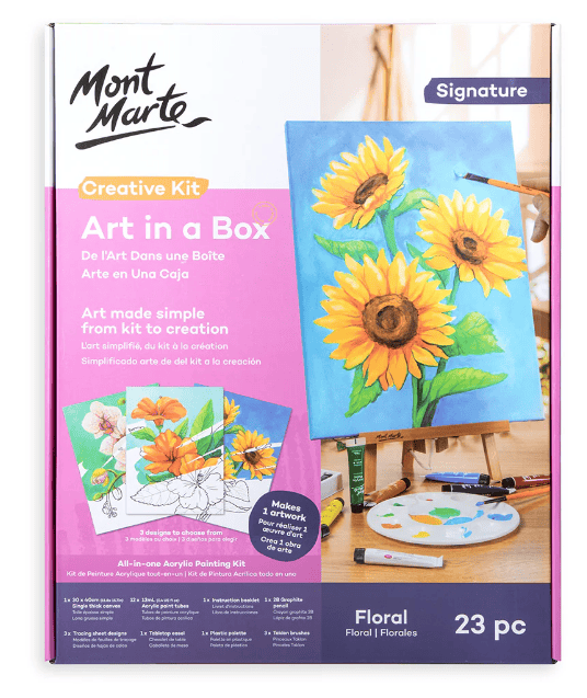 MM Art In A Box - Creative Kit - Floral 23pc