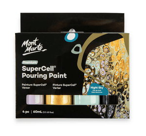 MM Premium SuperCell Pouring Paint Kit 4pc 60ml