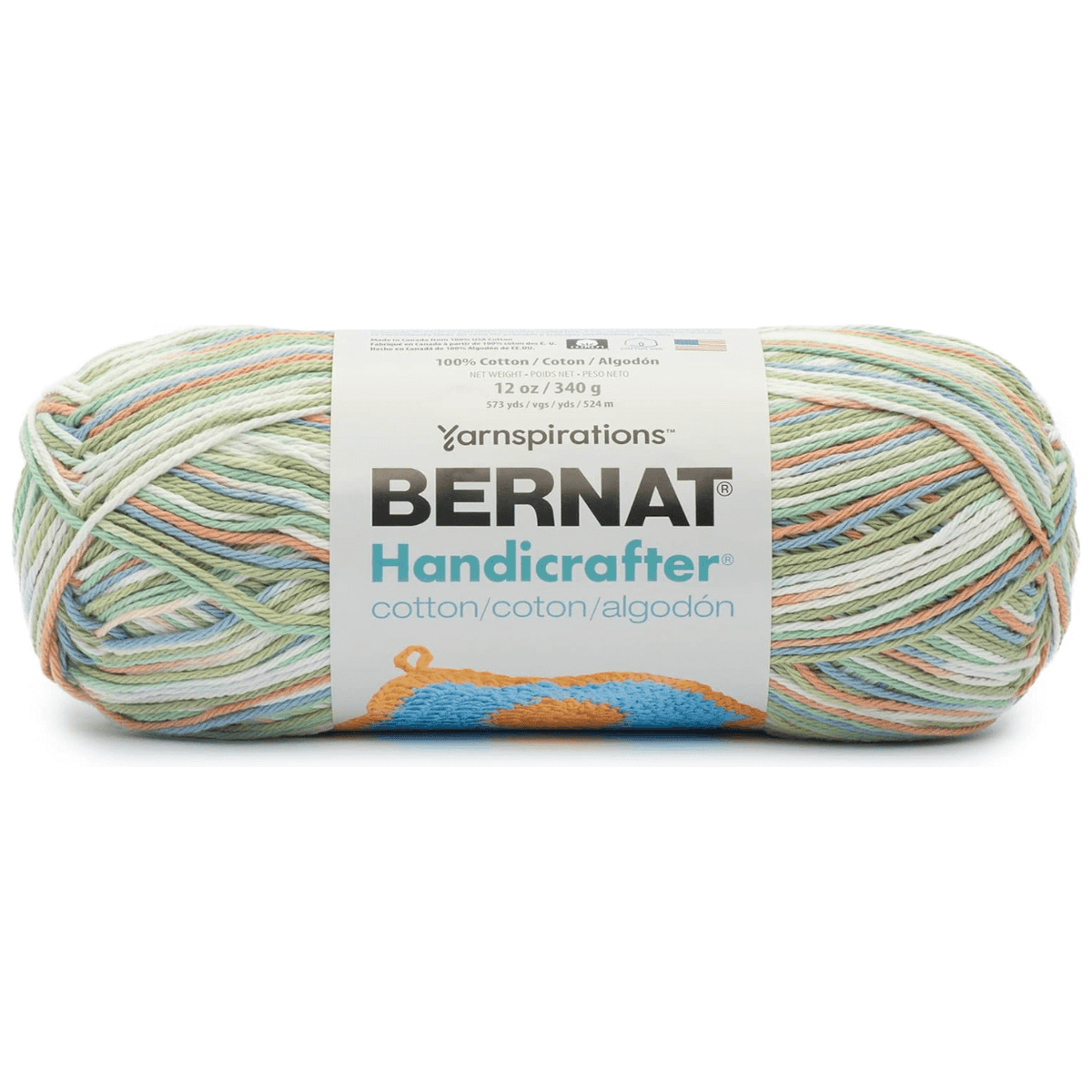 Bernat Handicrafter Cotton Yarn 340g Ombres