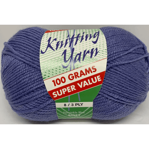 Yatsal Knitting Yarn 8 ply 100g Solid