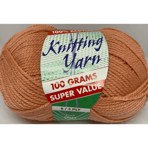 Yatsal Knitting Yarn 8 ply 100g Solid