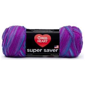 Red Heart Super Saver Yarn Stripes, Prints & Variegates