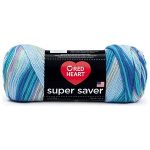 Red Heart Super Saver Yarn Stripes, Prints & Variegates