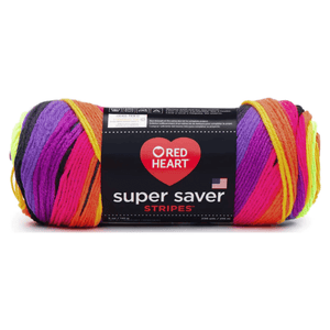 Red Heart Super Saver Yarn Stripes, Prints & Variegates