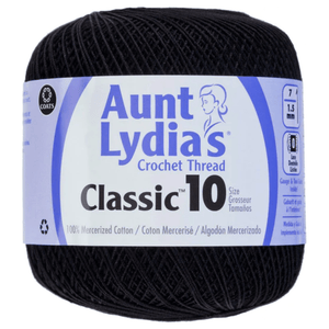 Aunt Lydia's Classic Crochet Thread Size 10 Sold As A 3 Pack