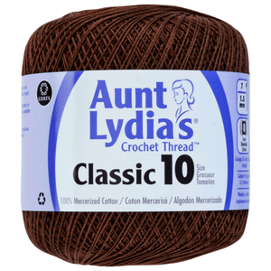 Aunt Lydia's Classic Crochet Thread Size 10 Sold As A 3 Pack