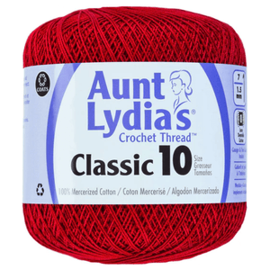 Aunt Lydia's Classic Crochet Thread Size 10 Sold As A 3 Pack