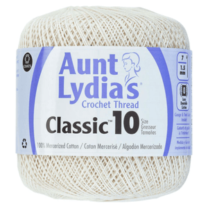 Aunt Lydia's Classic Crochet Thread Size 10 Sold As A 3 Pack