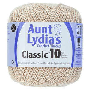 Aunt Lydia's Classic Crochet Thread Size 10 Sold As A 3 Pack