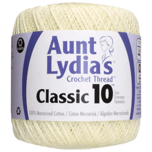 Aunt Lydia's Classic Crochet Thread Size 10 Sold As A 3 Pack