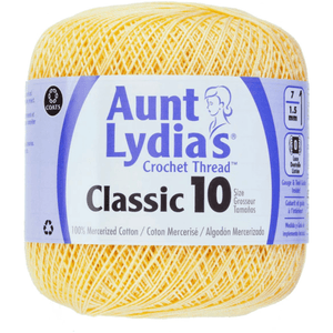 Aunt Lydia's Classic Crochet Thread Size 10 Sold As A 3 Pack