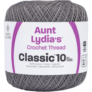 Aunt Lydia's Classic Crochet Thread Size 10 Sold As A 3 Pack