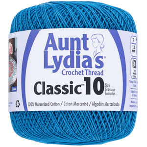 Aunt Lydia's Classic Crochet Thread Size 10 Sold As A 3 Pack