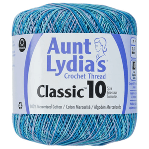 Aunt Lydia's Classic Crochet Thread Size 10 Sold As A 3 Pack