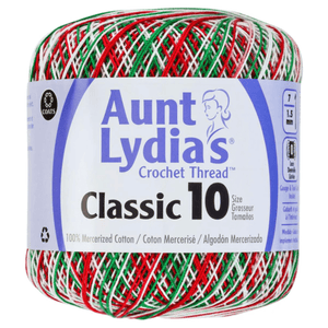 Aunt Lydia's Classic Crochet Thread Size 10 Sold As A 3 Pack