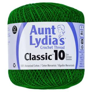 Aunt Lydia's Classic Crochet Thread Size 10 Sold As A 3 Pack