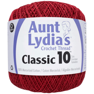 Aunt Lydia's Classic Crochet Thread Size 10 Sold As A 3 Pack