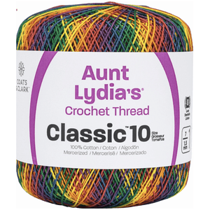 Aunt Lydia's Classic Crochet Thread Size 10 Sold As A 3 Pack