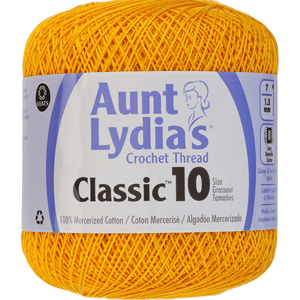 Aunt Lydia's Classic Crochet Thread Size 10 Sold As A 3 Pack