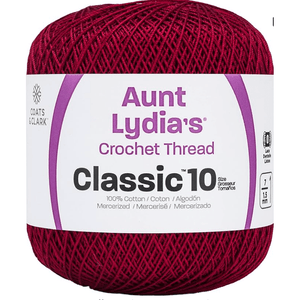 Aunt Lydia's Classic Crochet Thread Size 10 Sold As A 3 Pack