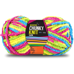 Microfibre Chunky Knit Yarn 3ply 100g