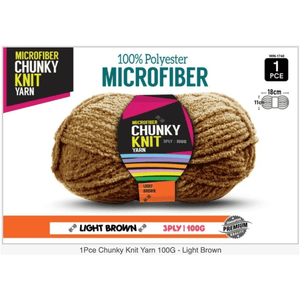 Microfibre Chunky Knit Yarn 3ply 100g