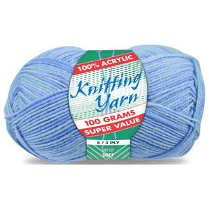 Yatsal Knitting Yarn 8 ply 100g Multicolour