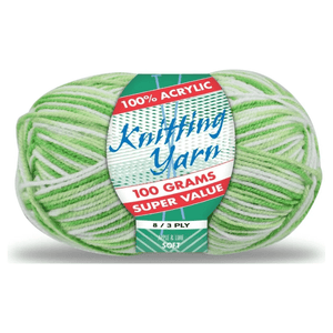 Yatsal Knitting Yarn 8 ply 100g Multicolour