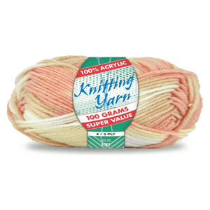 Yatsal Knitting Yarn 8 ply 100g Multicolour