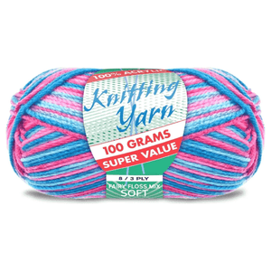 Yatsal Knitting Yarn 8 ply 100g Multicolour