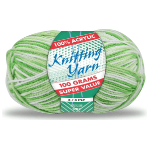 Yatsal Knitting Yarn 8 ply 100g Multicolour