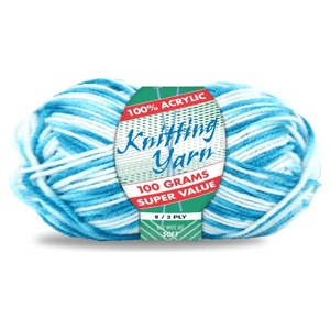 Yatsal Knitting Yarn 8 ply 100g Multicolour