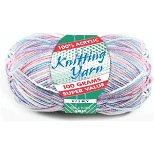 Yatsal Knitting Yarn 8 ply 100g Multicolour