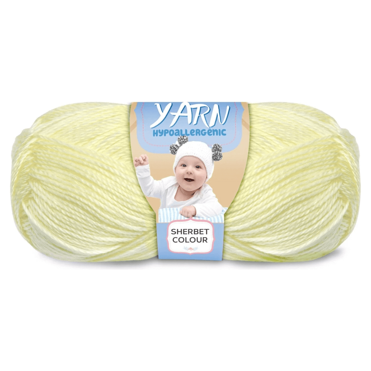 Baby Yarn (Hypoallergenic)100% Soft Acrylic 3ply 100g