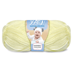 Baby Yarn (Hypoallergenic)100% Soft Acrylic 3ply 100g