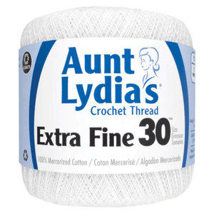 Aunt Lydia's Extra Fine Crochet Thread Size 30 Sold As A 3 Pack