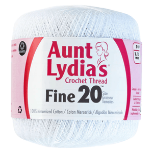 Aunt Lydia's Fine Crochet Thread Size 20 Sold As A 3 Pack