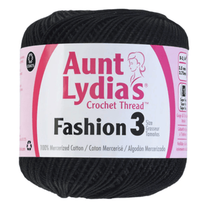 Aunt Lydia's Fashion Crochet Thread Size 3 Sold As A 3 Pack