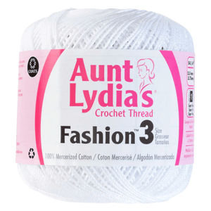 Aunt Lydia's Fashion Crochet Thread Size 3 Sold As A 3 Pack