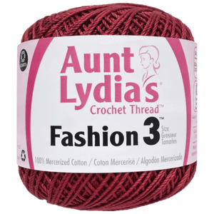 Aunt Lydia's Fashion Crochet Thread Size 3 Sold As A 3 Pack