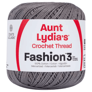 Aunt Lydia's Fashion Crochet Thread Size 3 Sold As A 3 Pack