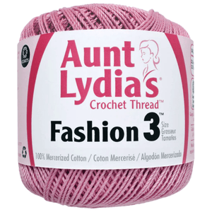 Aunt Lydia's Fashion Crochet Thread Size 3 Sold As A 3 Pack