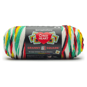 Discounted Red Heart All In One Granny Square Yarn Very Limited Stock