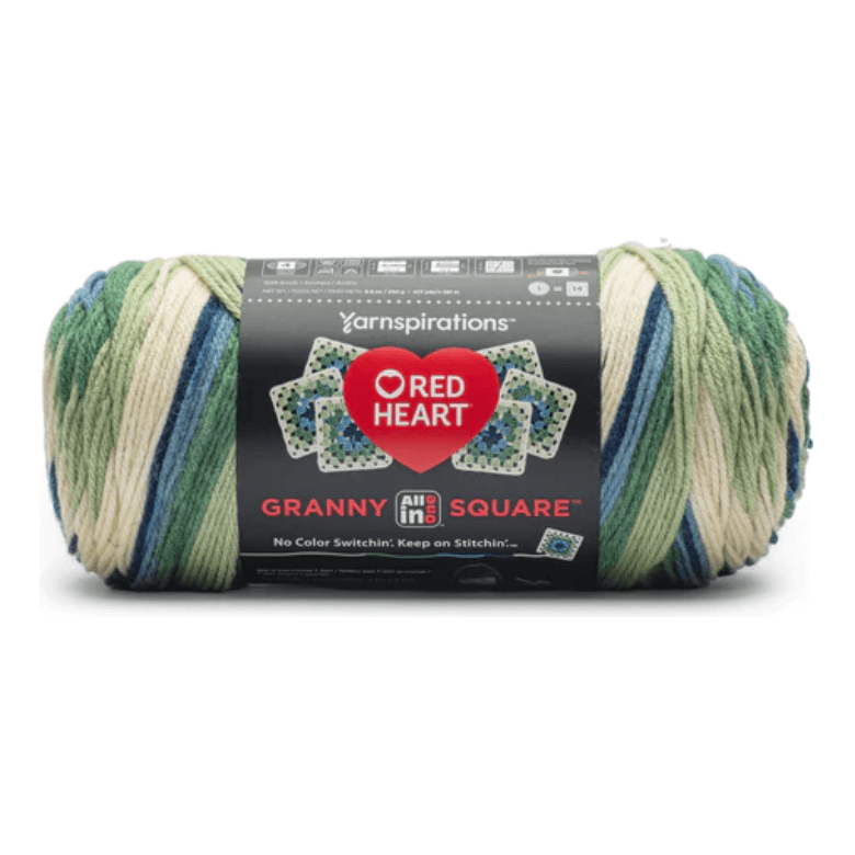 Red Heart All In One Granny Square Yarn