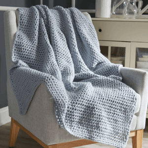 Red Heart Beginner Crochet Throw Free Pattern