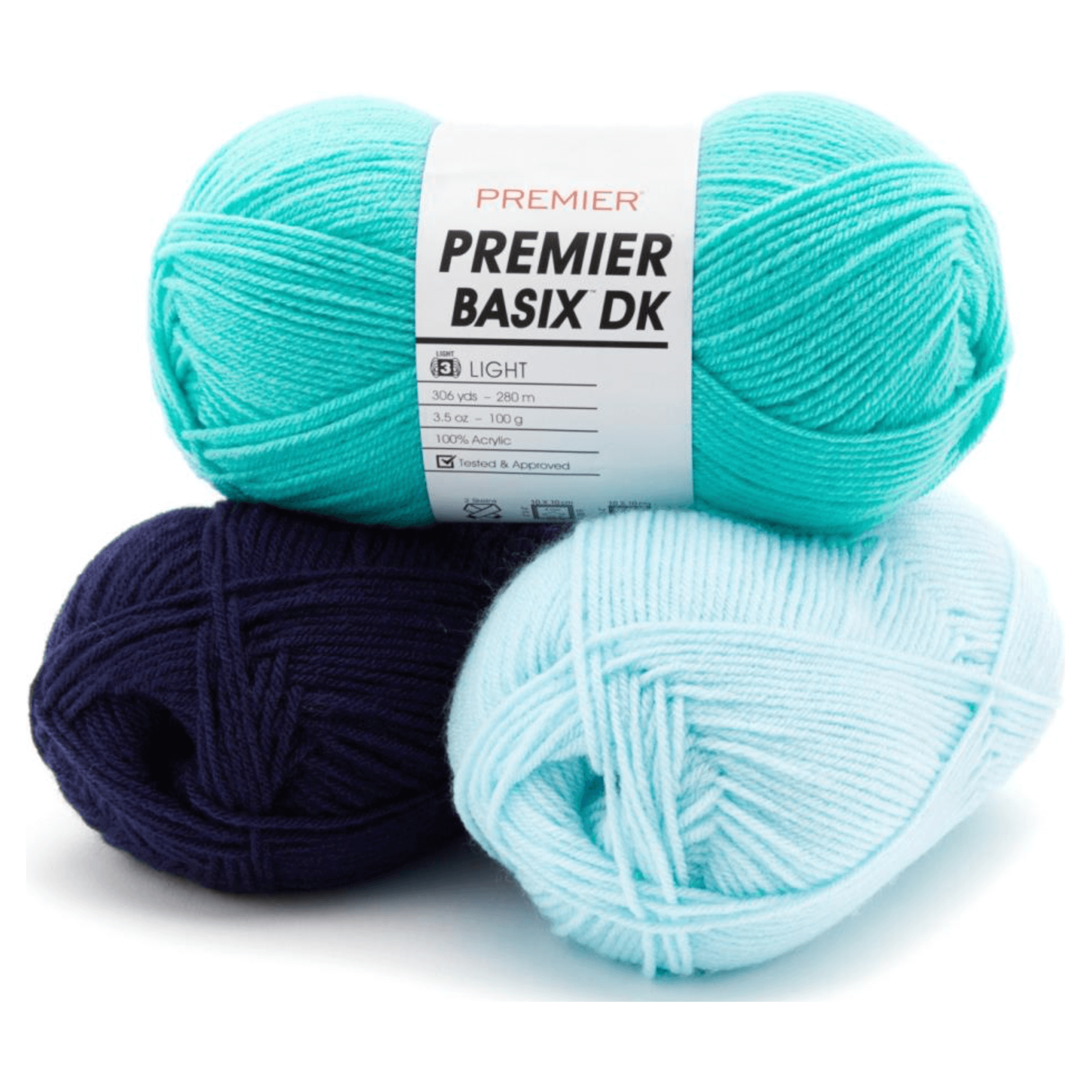 Premier Basix DK Yarn Sold As A 3 Pack